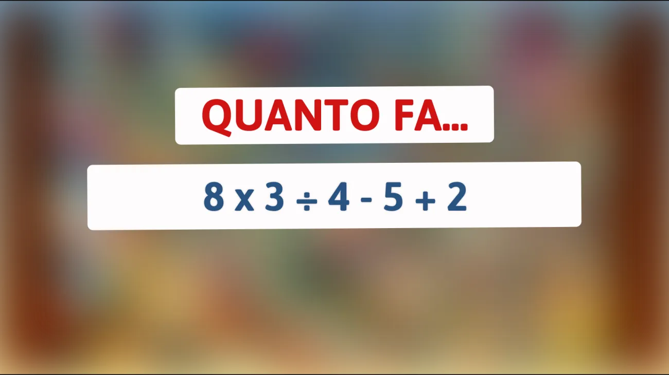 Scopri il Trucchetto che solo i Veri Geni riescono a Risolvere: Ti Sfido a Provare!"