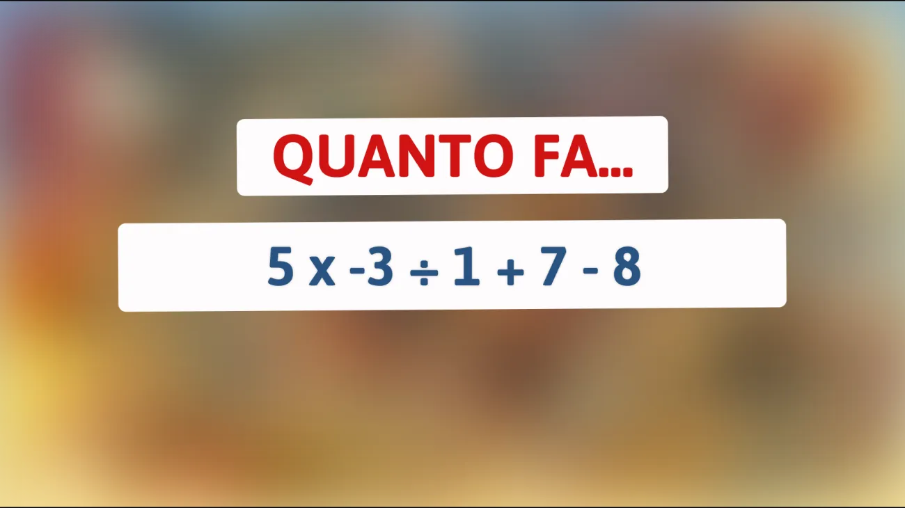 Scopri se sei un genio facendo questo semplice eppure ingannevole indovinello matematico! Sei abbastanza intelligente da trovare la soluzione?"