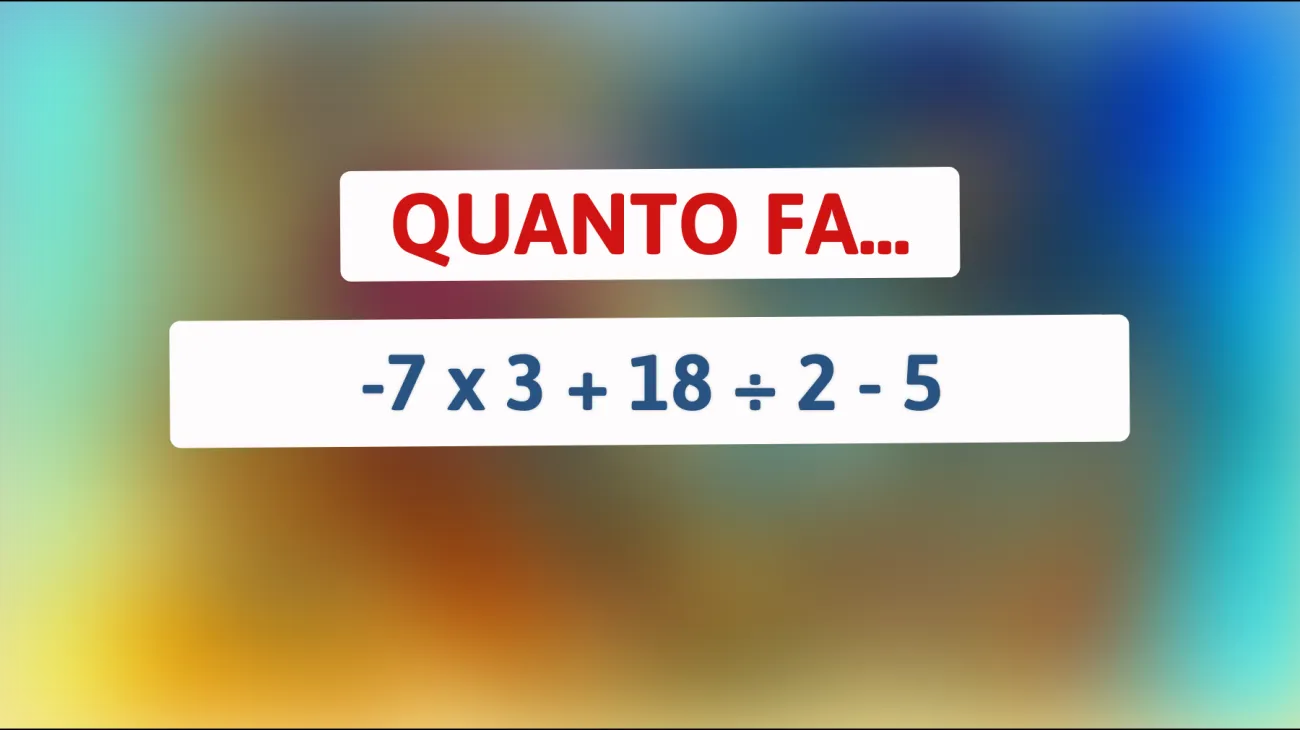 Scopri se sei un genio matematico: riesci a risolvere questo enigma che stuzzica menti brillanti?"